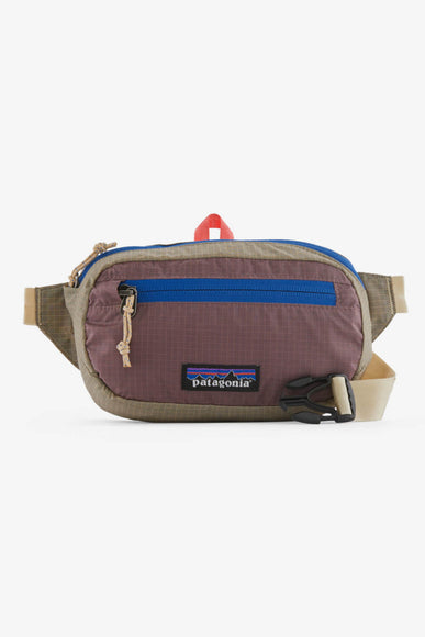 Patagonia Ultralight Black Hole Mini Hip Pack in Multi Husk Tan