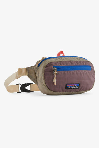 Patagonia Ultralight Black Hole Mini Hip Pack in Multi Husk Tan