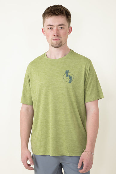 Patagonia Men’s Capilene Cool Daily Graphic T-Shirt in Green