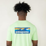 Patagonia Men’s Capilene Cool Daily Graphic T-Shirt in Neon Green