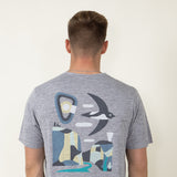 Patagonia Men’s Capilene Cool Daily Graphic T-Shirt in Grey