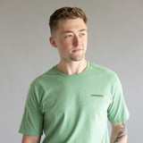 Patagonia Men’s Fitz Roy Icon Responsibili-Tee T-Shirt in Rinsed Green