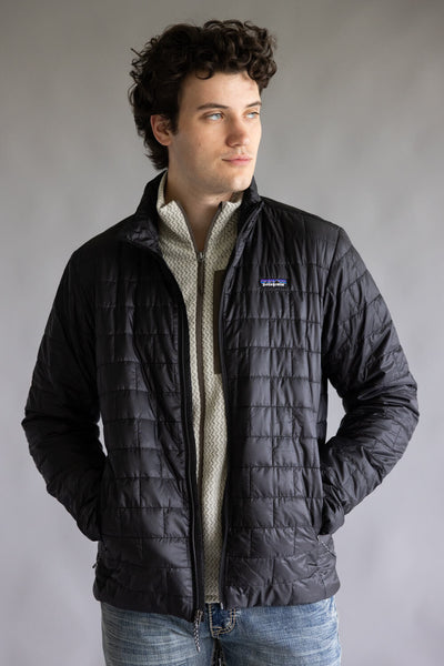 Patagonia Men’s Nano Puff Jacket in Black