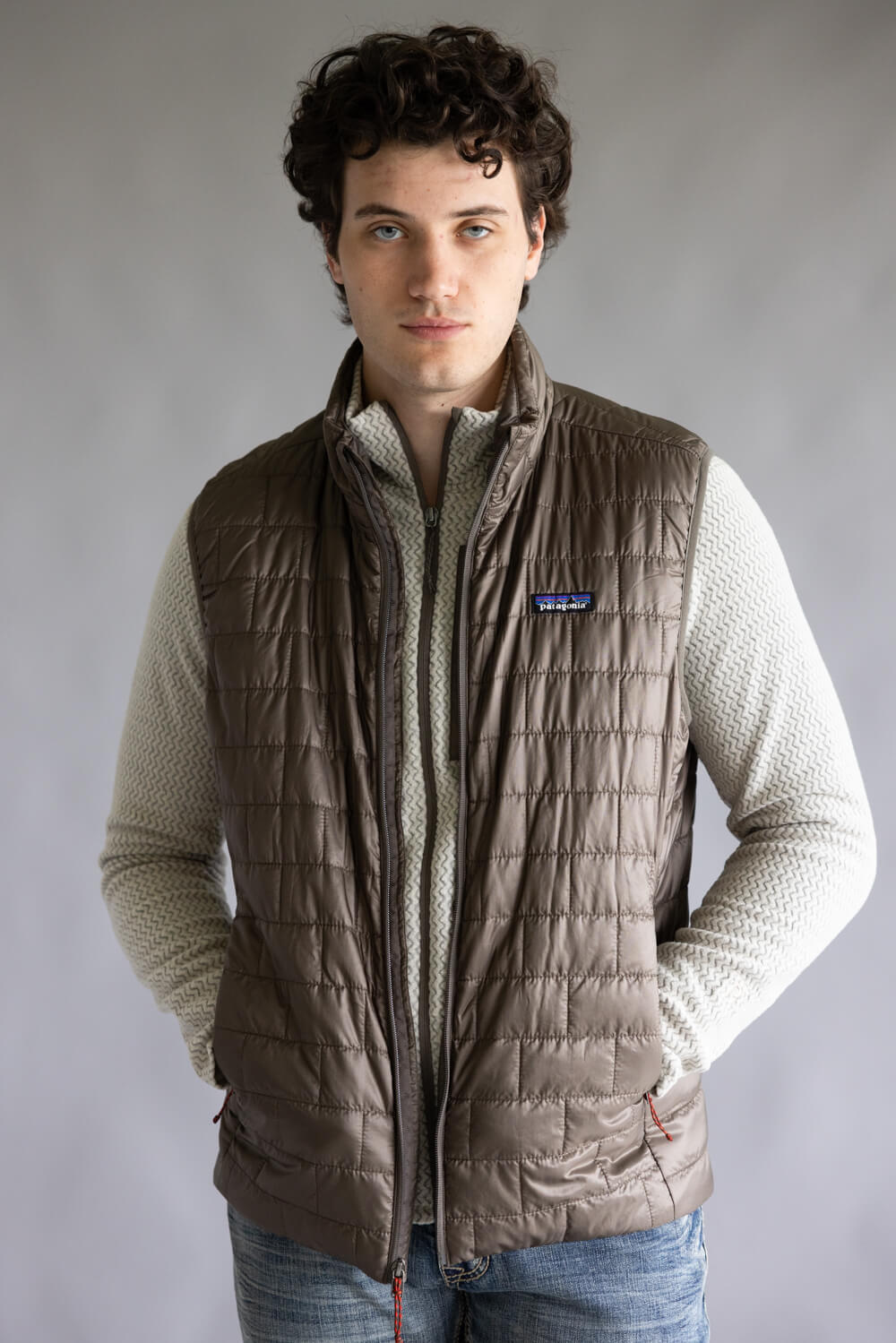 Patagonia Men’s Nano Puff Vest in Marlow Brown 