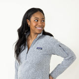 Patagonia birch white quarter hot sale zip