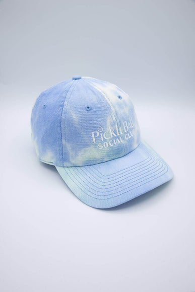 American Needle Ballpark Tie Dye Pickleball Social Club Hat in Blue