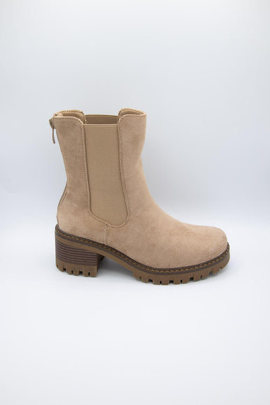 Pierre Dumas Solo Lug Booties for Women in Brown