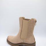 Pierre Dumas Solo Lug Booties for Women in Brown