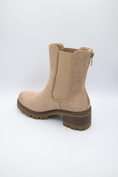 Pierre Dumas Solo Lug Booties for Women in Brown