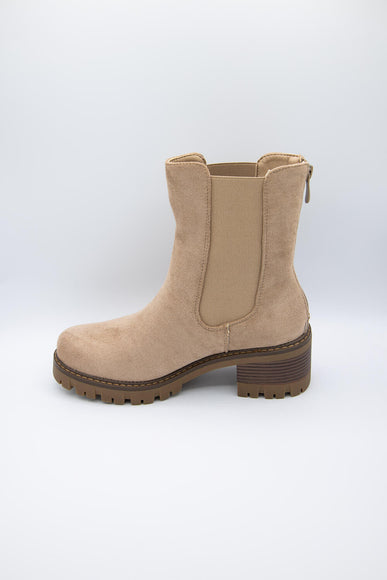 Pierre Dumas Solo Lug Booties for Women in Brown