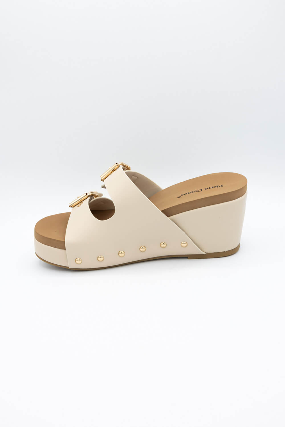 Pierre Dumas Vivian Wedge Heels for Women in Nude