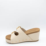 Pierre Dumas Vivian Wedge Heels for Women in Nude