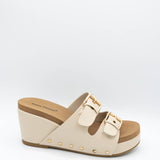 Pierre Dumas Vivian Wedge Heels for Women in Nude