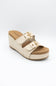 Pierre Dumas Vivian Wedge Heels for Women in Nude