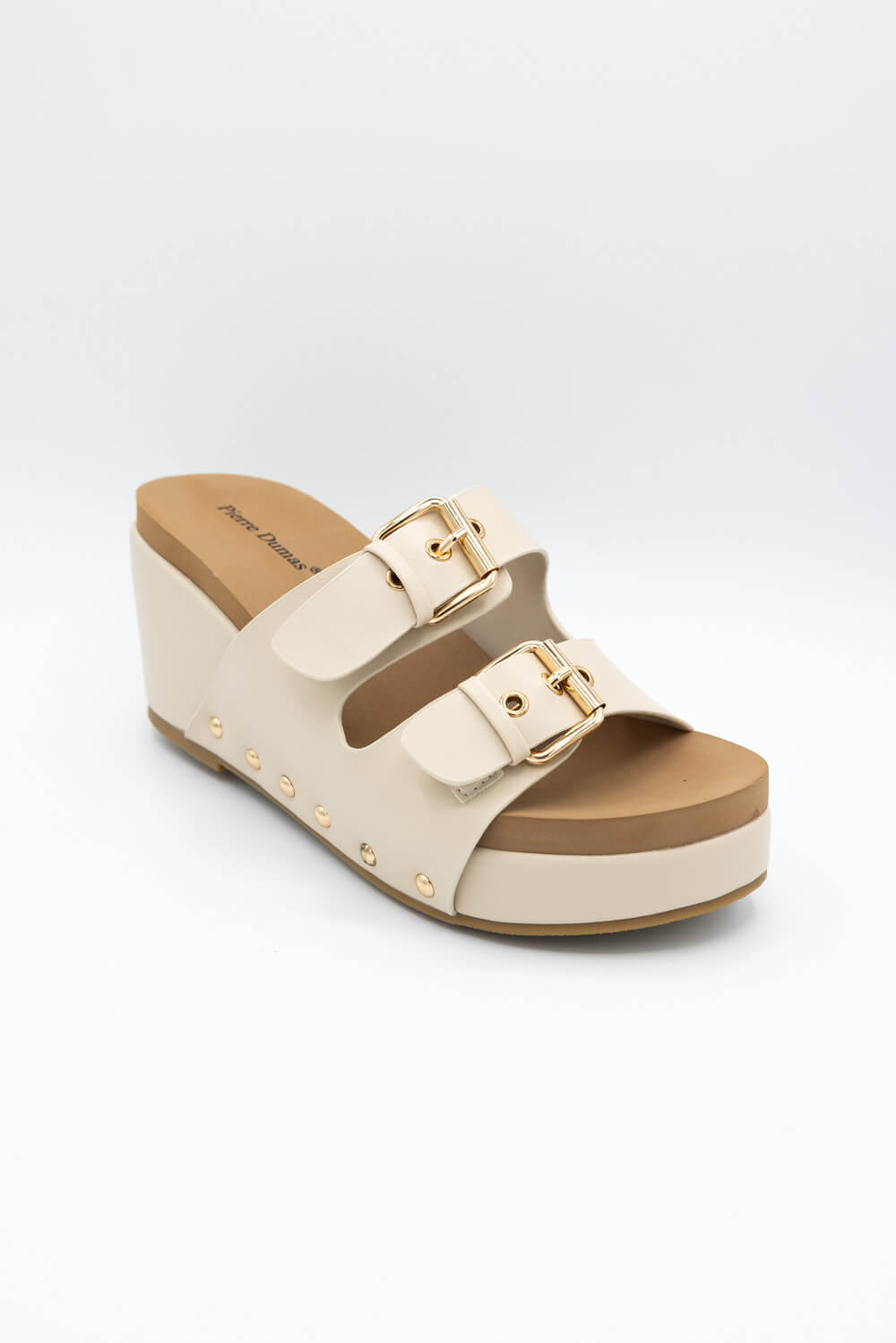 Pierre Dumas Vivian Wedge Heels for Women in Nude