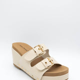 Pierre Dumas Vivian Wedge Heels for Women in Nude