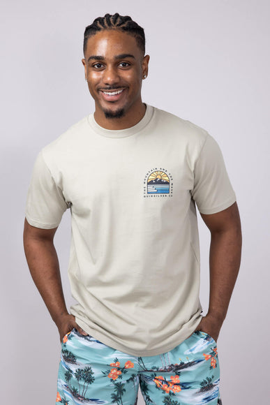 Quiksilver Multi Terrain T-Shirt for Men in Beige
