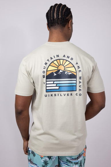 Quiksilver Multi Terrain T-Shirt for Men in Beige