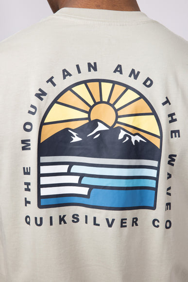 Quiksilver Multi Terrain T-Shirt for Men in Beige