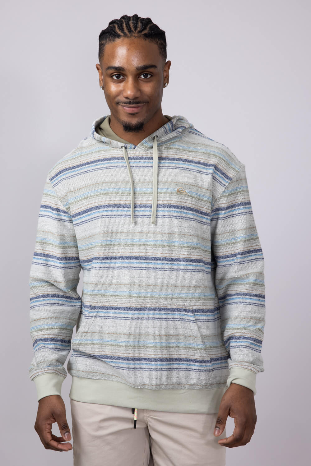 Quiksilver Great Otway Hoodie for Men in Pale Aloe