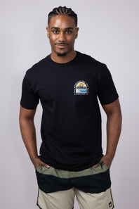 Quiksilver Multi Terrain T-Shirt for Men in Black