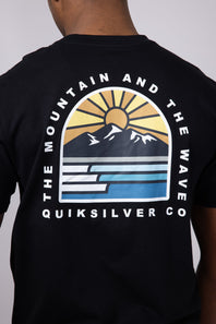 Quiksilver Multi Terrain T-Shirt for Men in Black