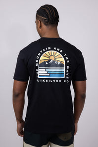 Quiksilver Multi Terrain T-Shirt for Men in Black
