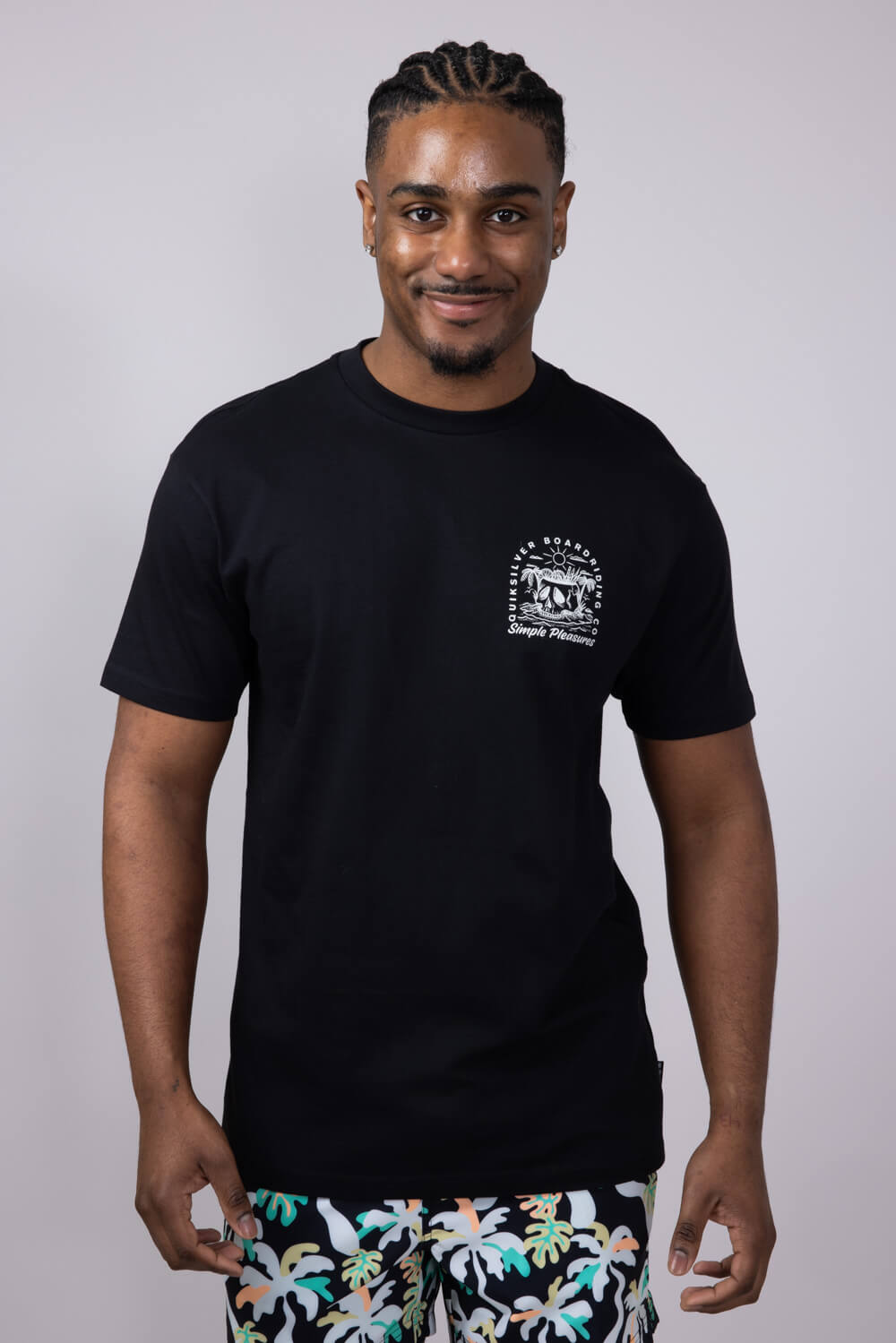 Quiksilver Simple Pleasures T-Shirt for Men in Black