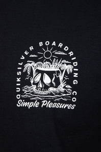 Quiksilver Simple Pleasures T-Shirt for Men in Black
