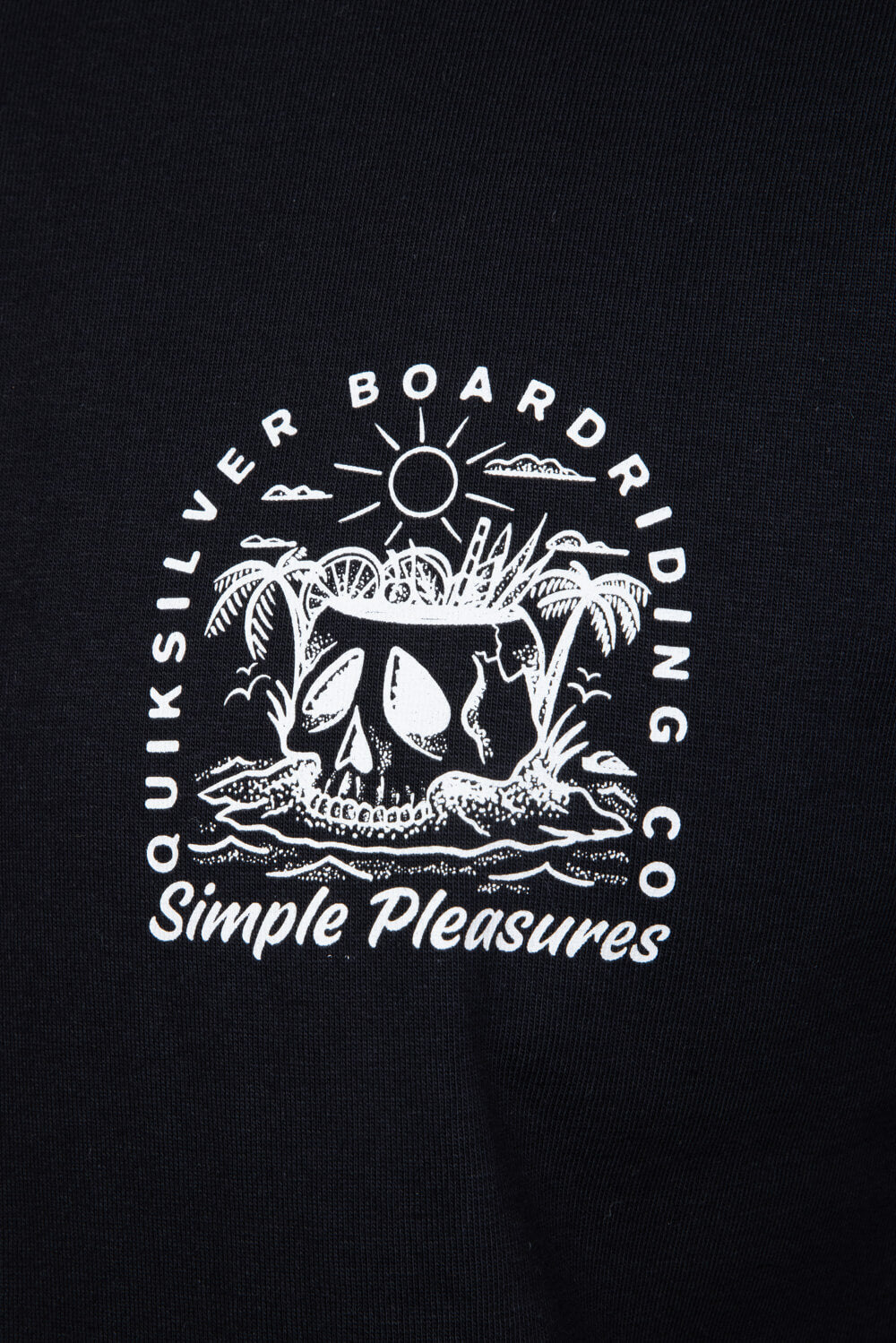 Quiksilver Simple Pleasures T-Shirt for Men in Black