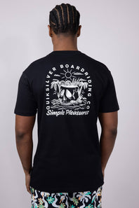 Quiksilver Simple Pleasures T-Shirt for Men in Black