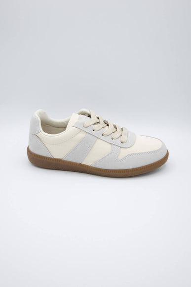 Qupid Shoes Wilena Sneakers for Women in Blue/Beige