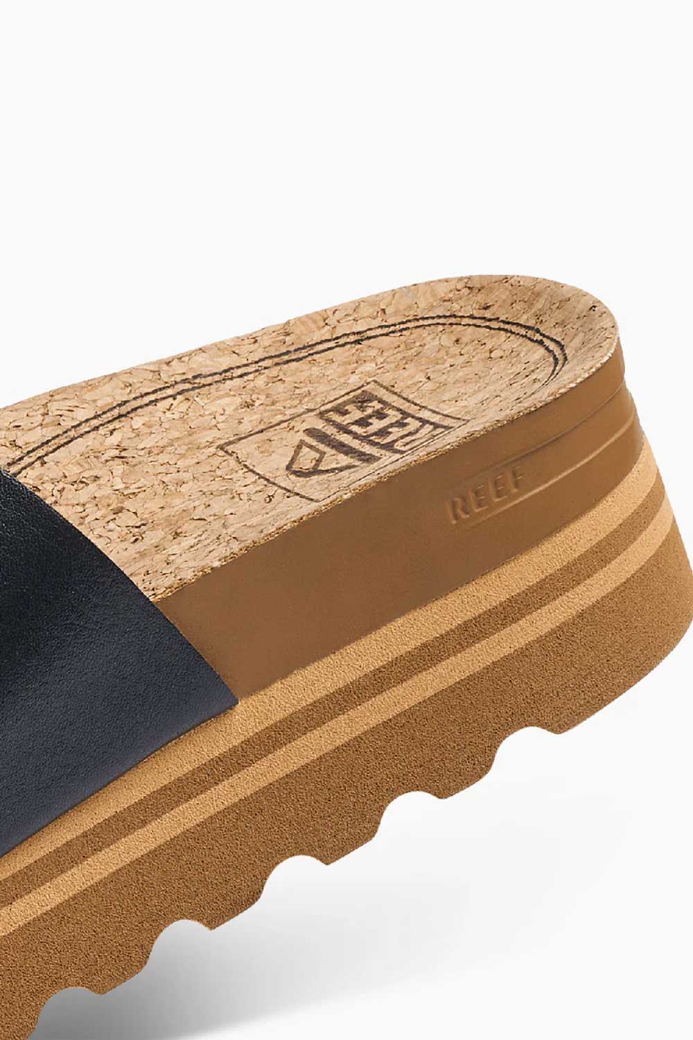 Reef Shoes Cushion Vista High Braid Sandals for Women in Black