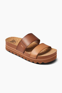 Reef Shoes Cushion Vista High Sandals for Women in Espresso Duo