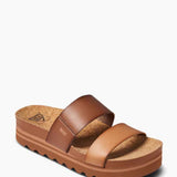 Reef Shoes Cushion Vista High Sandals for Women in Espresso Duo