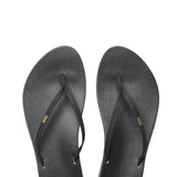 Reef Cushion Slim Flip Flops for Women in Black