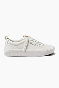 Reef Lay Day Dawn Leather Sneakers for Women in White