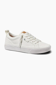 Reef Lay Day Dawn Leather Sneakers for Women in White