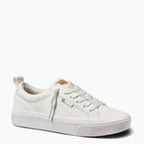 Reef Lay Day Dawn Leather Sneakers for Women in White