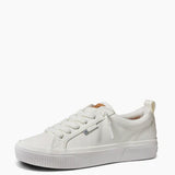 Reef Lay Day Dawn Leather Sneakers for Women in White
