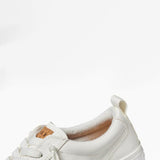 Reef Lay Day Dawn Leather Sneakers for Women in White