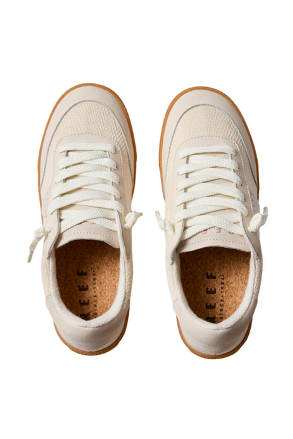 Reef Lay Day Seas Sneakers for Women in Vintage White