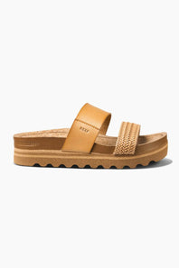 Reef Shoes Cushion Vista Hi Twist Sandals for Women in Natural Braid