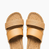 Reef Shoes Cushion Vista Hi Twist Sandals for Women in Natural Braid