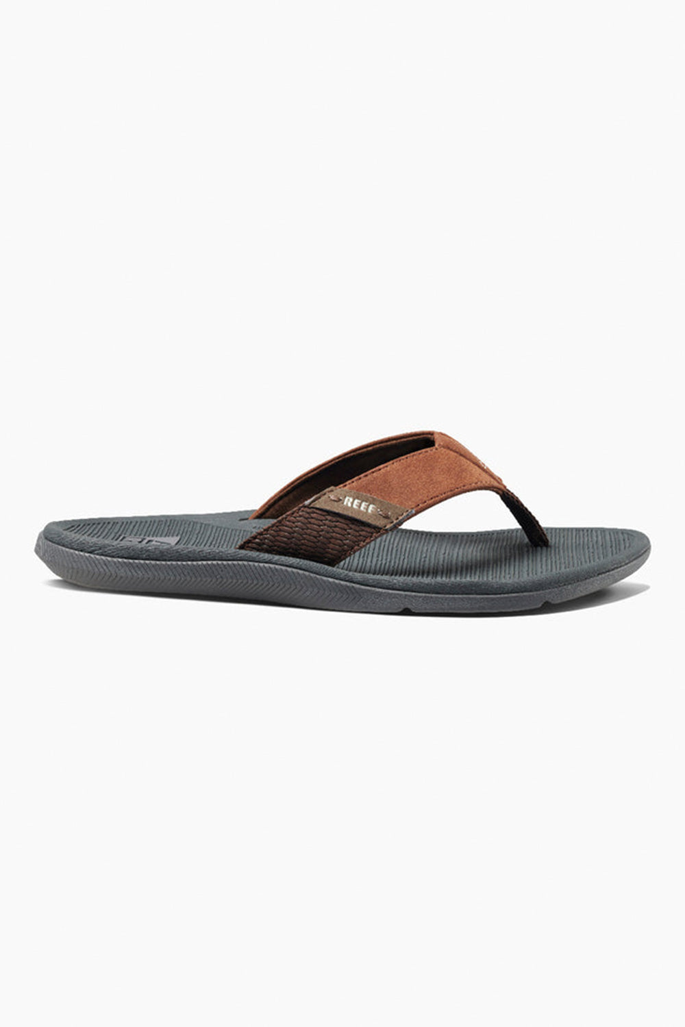 Reef Cushion Santa Ana Sandals for Men in Grey Tan