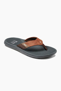 Reef Cushion Santa Ana Sandals for Men in Grey Tan