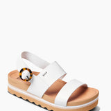 Reef Shoes Vista Hi Buckle Sandals for Women in White