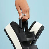 Reef Water Vista Higher Sandals for Women in Black Vintage