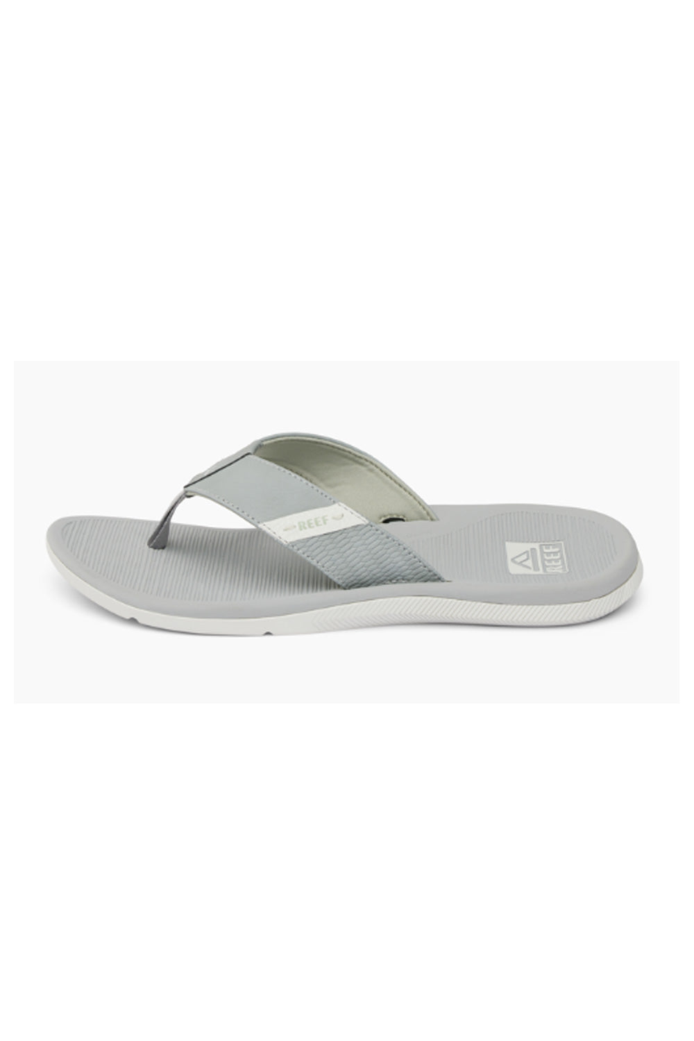 Reef Santa Ana Flip Flops for Men in Light Grey