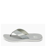 Reef Santa Ana Flip Flops for Men in Light Grey